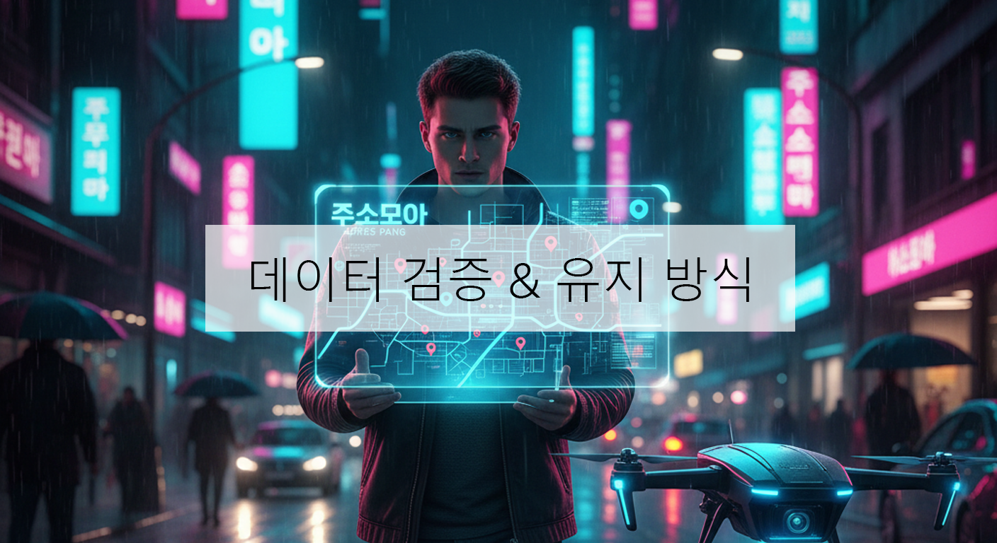데이터 검증 & 유지 방식